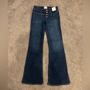 Abercrombie & Fitch Dark Blue Flare Jeans